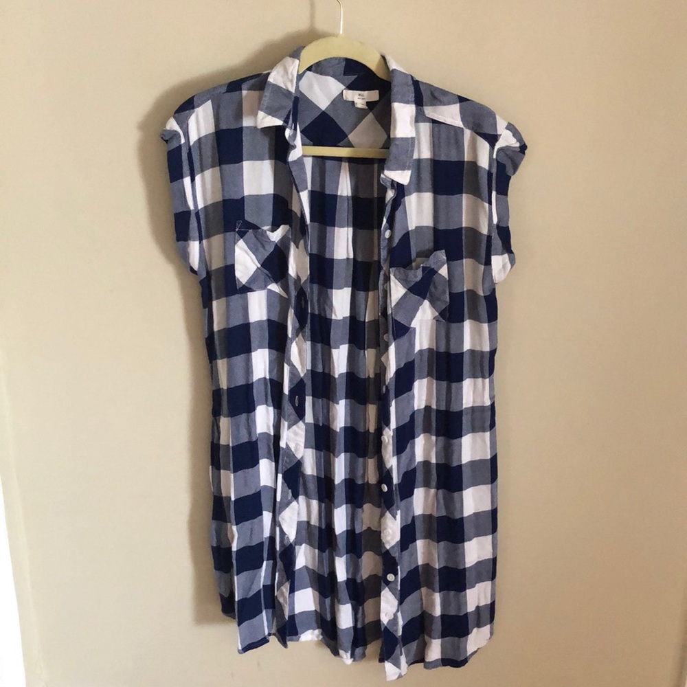 Plaid flannel dress
